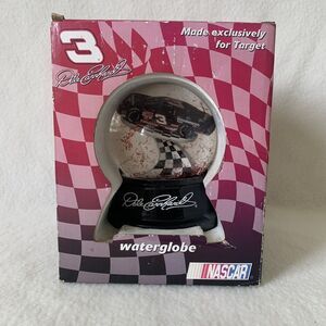 DALE EARNHARDT SR NASCAR RARE WATERGLOBE #3 ORIGINAL BOX TARGET EXCLUSIVE RARE